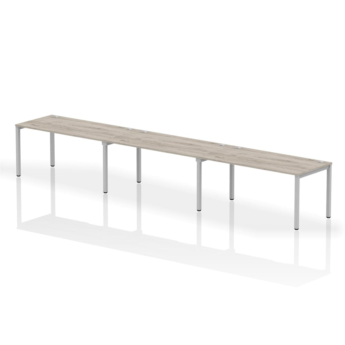 Office furniture impulse-single-row-3-person-bench-desk Dynamic  Grey Oak Desk Colour 480 Wide