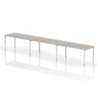 Office furniture impulse-single-row-3-person-bench-desk Dynamic  Grey Oak Desk Colour 480 Wide