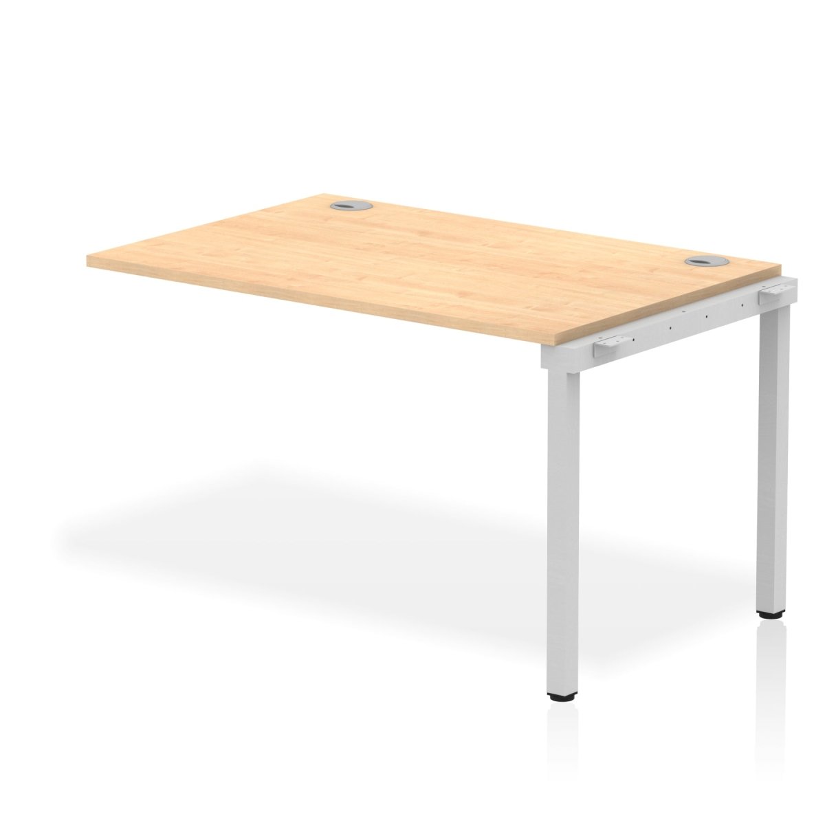Office furniture impulse-single-row-bench-desk-ext-kit Dynamic  Maple Desk Colour 120 Wide