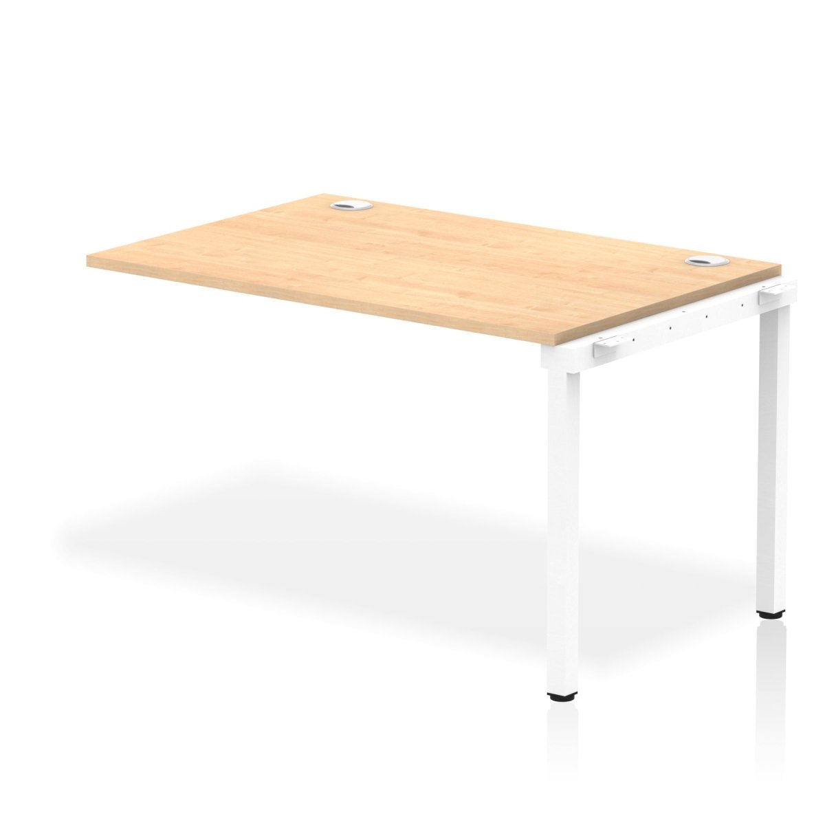 Office furniture impulse-single-row-bench-desk-ext-kit Dynamic  Maple Desk Colour 120 Wide