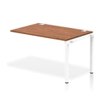 Office furniture impulse-single-row-bench-desk-ext-kit Dynamic  Walnut Desk Colour 120 Wide
