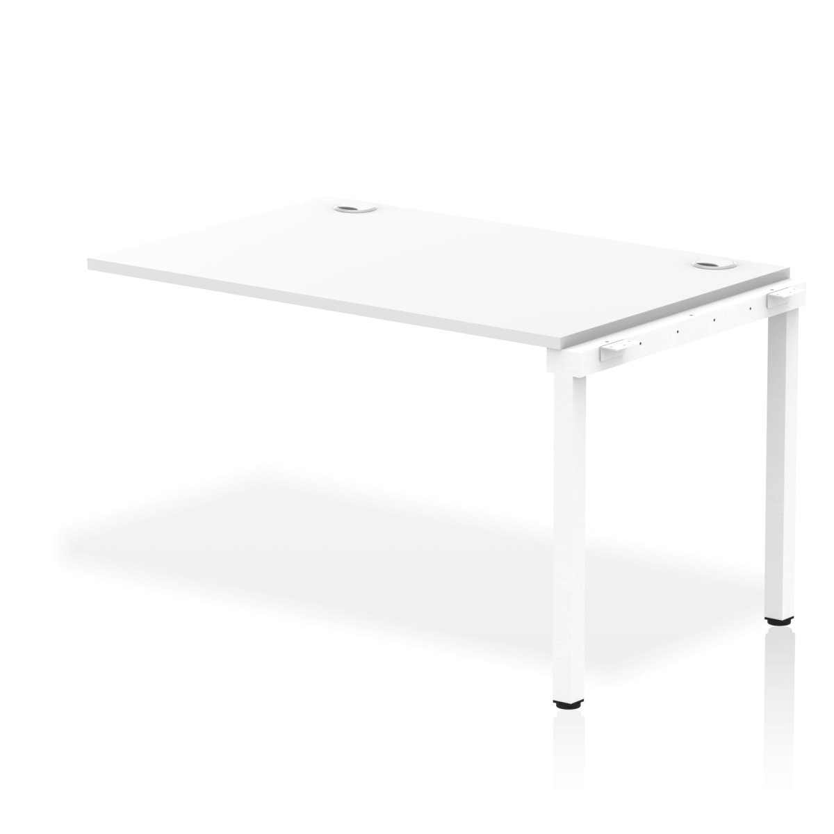 Office furniture impulse-single-row-bench-desk-ext-kit Dynamic  White Desk Colour 120 Wide