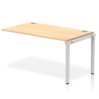 Office furniture impulse-single-row-bench-desk-ext-kit Dynamic  Maple Desk Colour 140 Wide