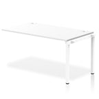Office furniture impulse-single-row-bench-desk-ext-kit Dynamic  White Desk Colour 140 Wide