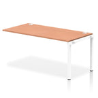 Office furniture impulse-single-row-bench-desk-ext-kit Dynamic  Beech Desk Colour 160 Wide