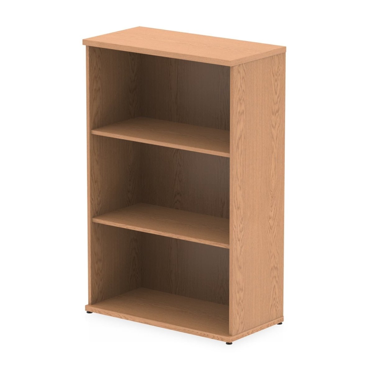 Office Bookcase Wooden  By Dynamic Impulse Range  Height  120cm  Oak