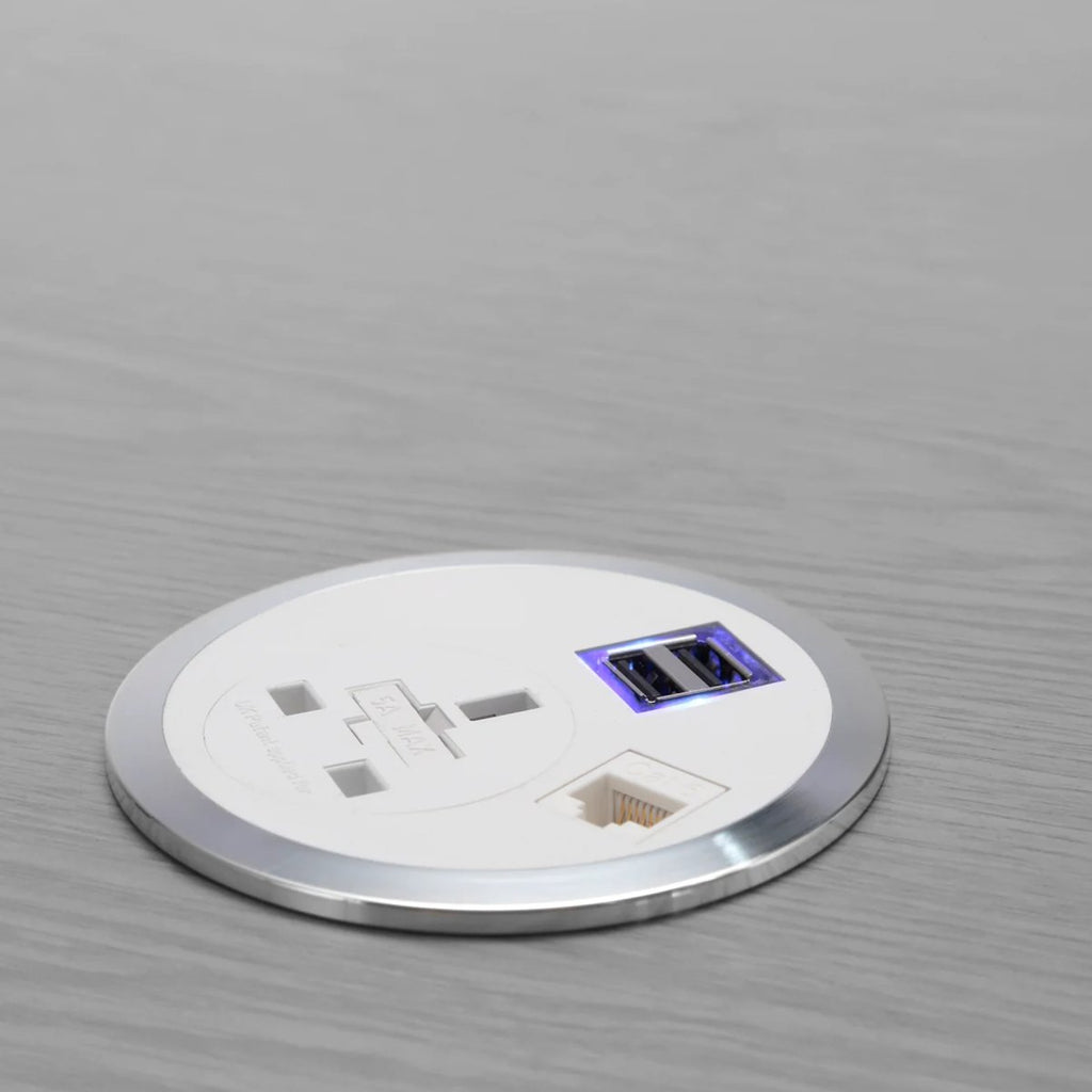 Impulse Port-EL 1 x UK SocketThat’s My Office Furniture, 360 Degree View storage, desk, chair