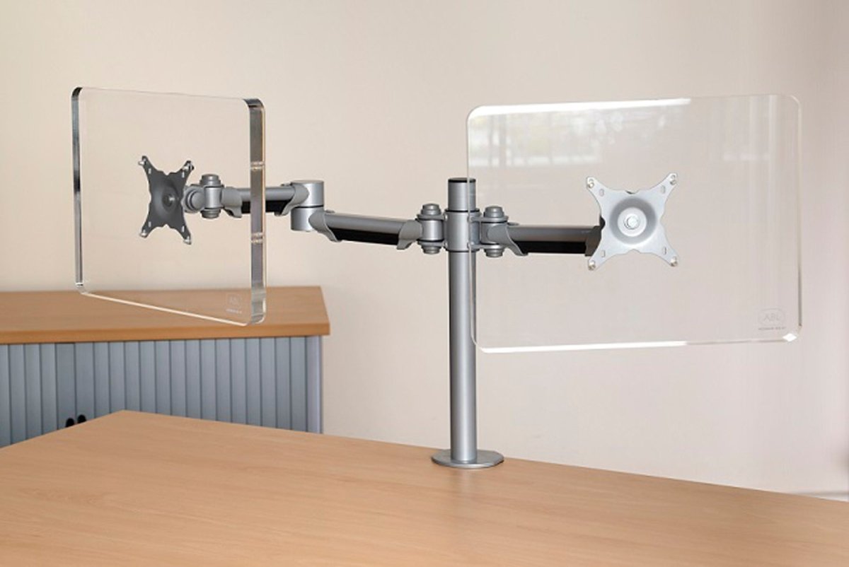 Monitor Arm Impulse Double Height Adjustable Flat Screen