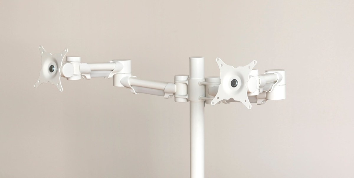 Office furniture impulse-double-height-adjustable-flat-screen-monitor-arm Dynamic 