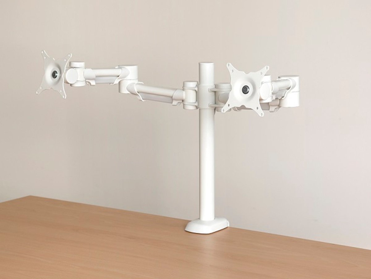Office furniture impulse-top-fix-double-height-adjustable-flat-screen-arm Dynamic 