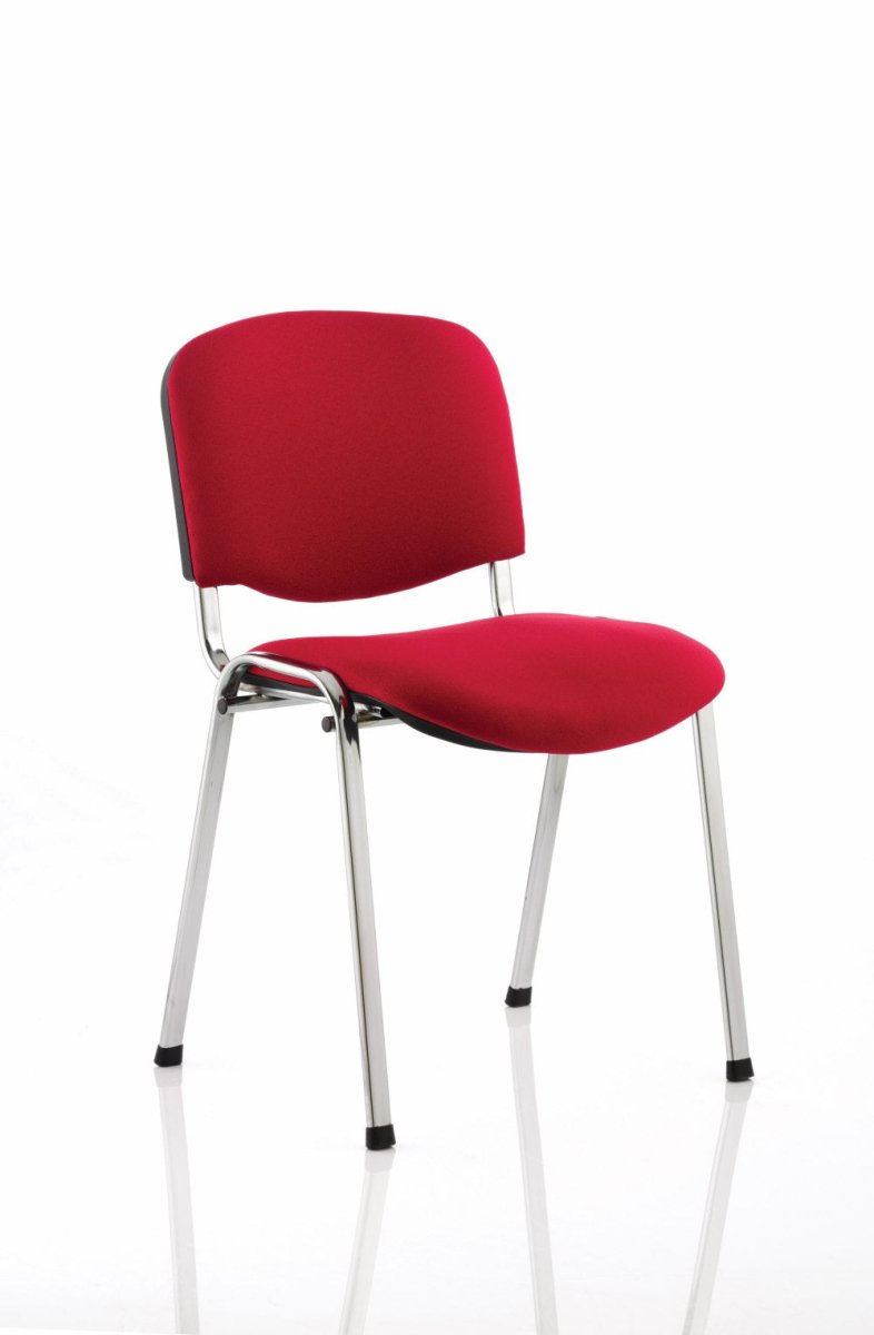 Office furniture iso-stacking-chair Dynamic  Bespoke Tansy Purple Colour Black 