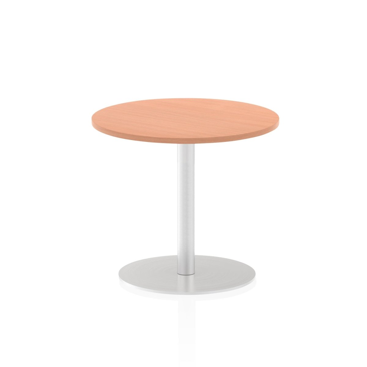 Office furniture italia-round-poseur-table Dynamic  Oak 60 Wide 1145mm High