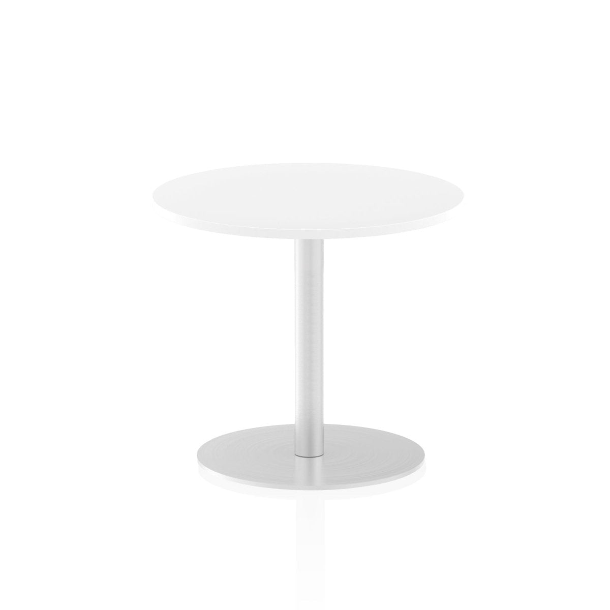 Office furniture italia-round-poseur-table Dynamic  Walnut 80 Wide 1145mm High