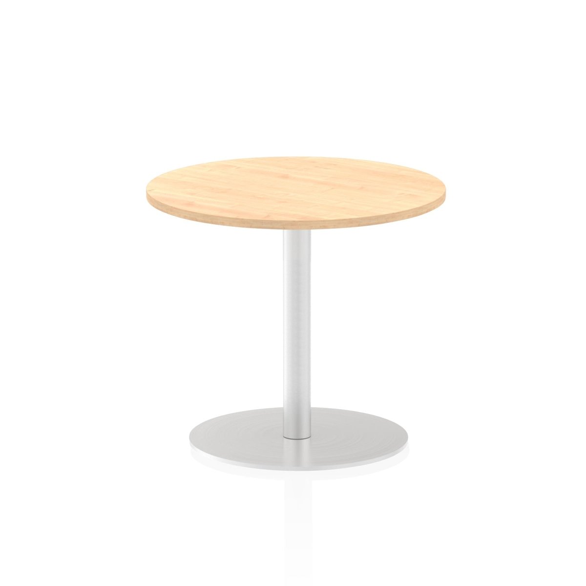 Office furniture italia-round-poseur-table Dynamic  Oak 100 Wide 1145mm High