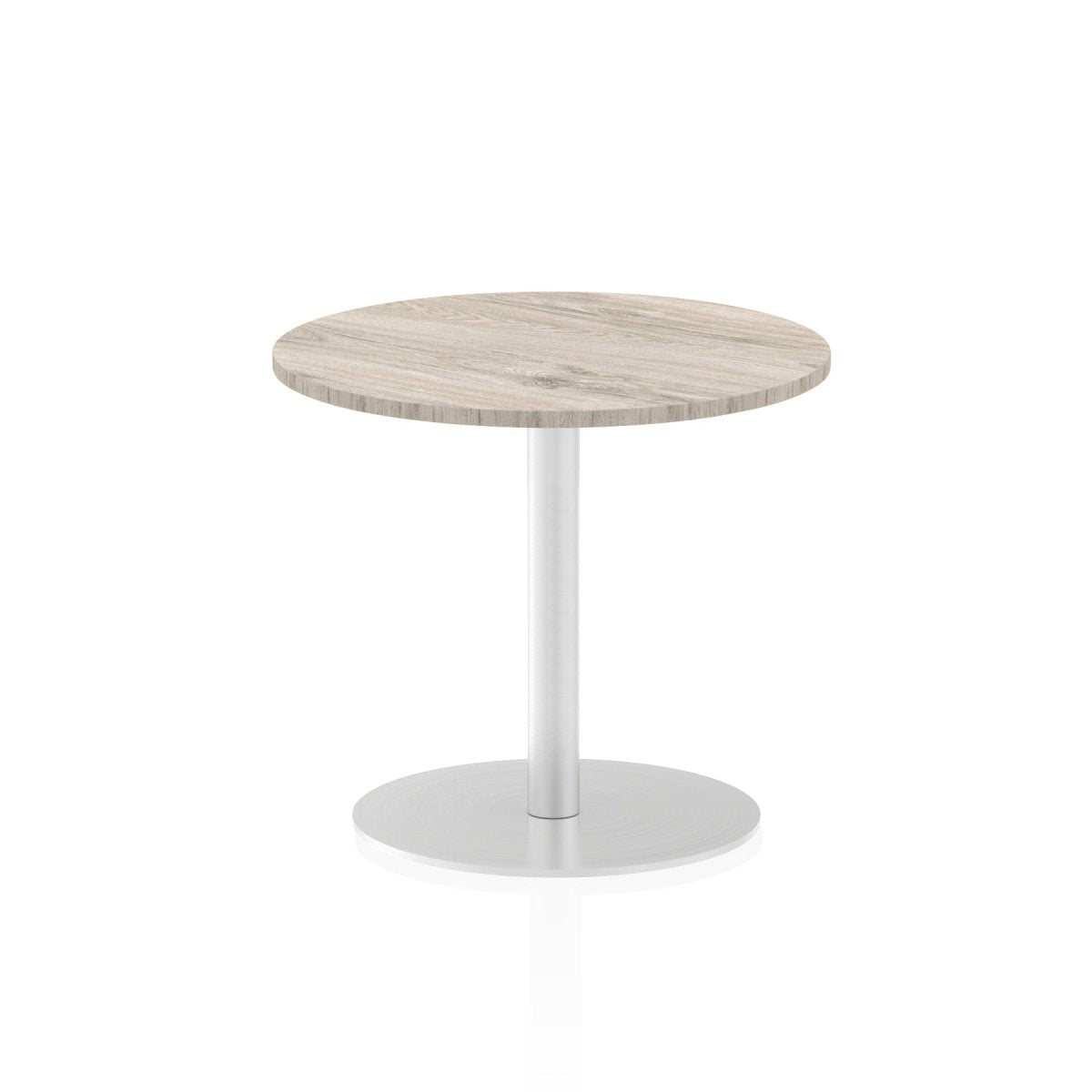 Office furniture italia-round-poseur-table Dynamic  Oak 80 Wide 1145mm High