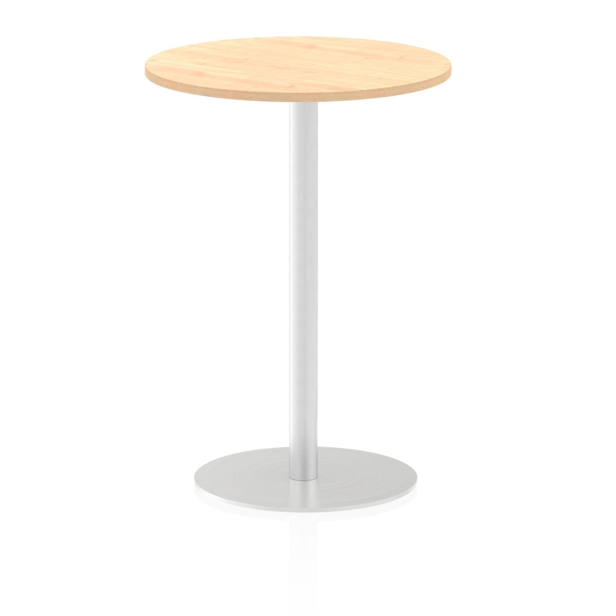 Office furniture italia-round-poseur-table Dynamic  Oak 100 Wide 475mm High