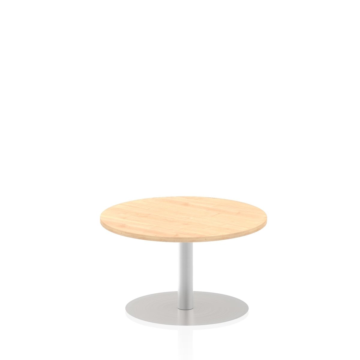 Office furniture italia-round-poseur-table Dynamic  White 60 Wide 725mm High