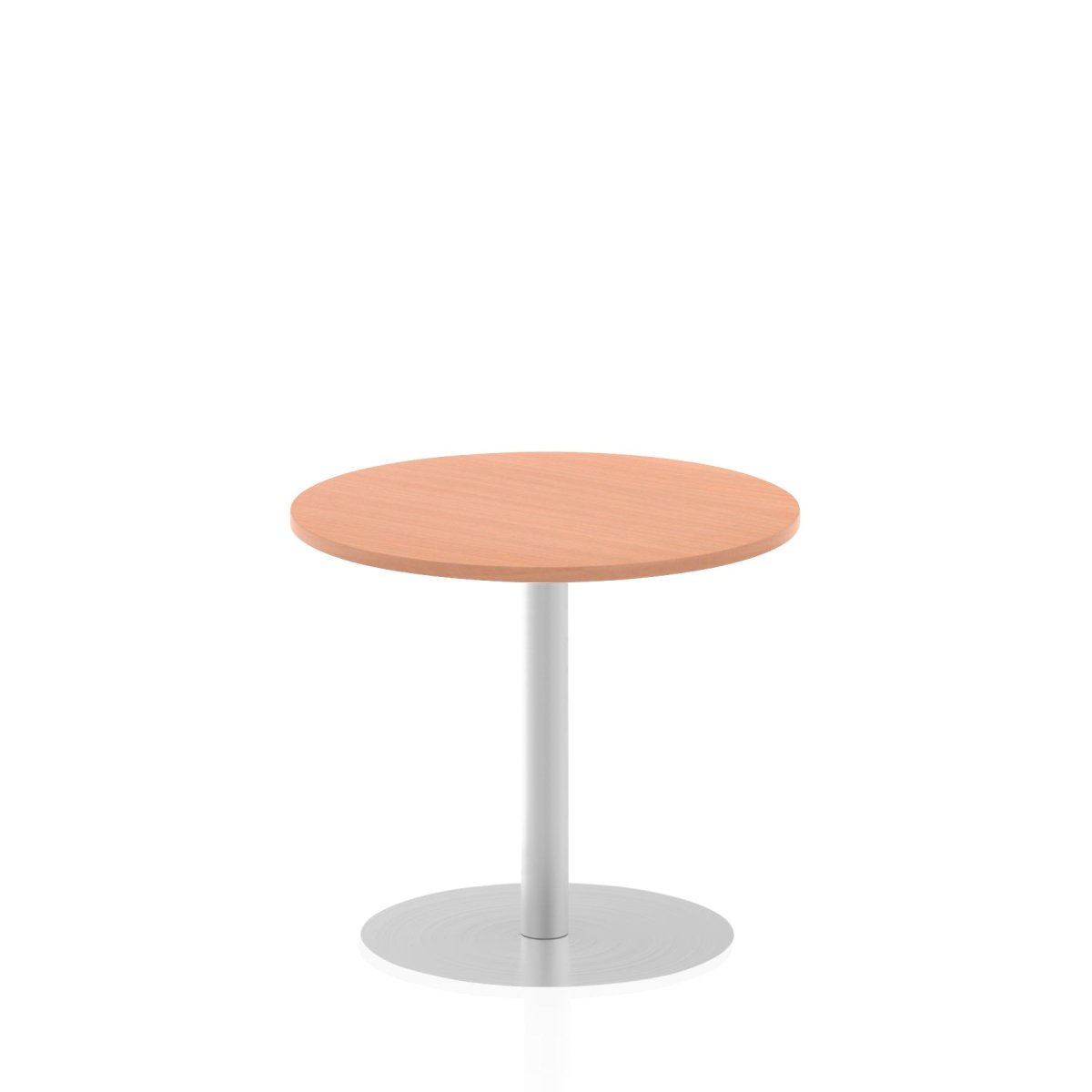 Office furniture italia-round-poseur-table Dynamic  Walnut 100 Wide 1145mm High