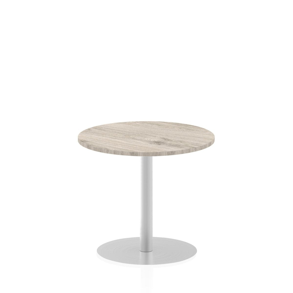 Office furniture italia-round-poseur-table Dynamic  Walnut 120 Wide 1145mm High