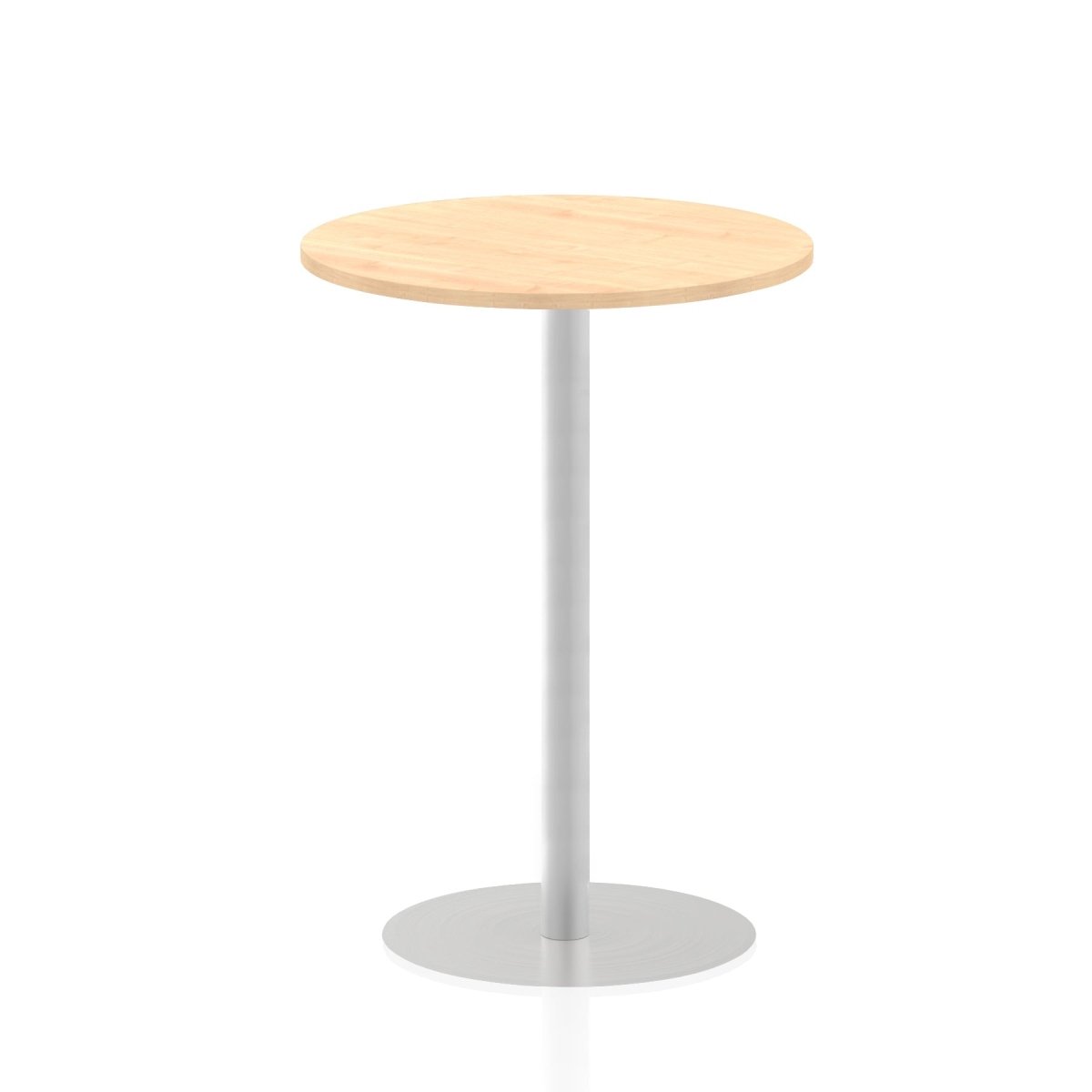Office furniture italia-round-poseur-table Dynamic  White 60 Wide 475mm High