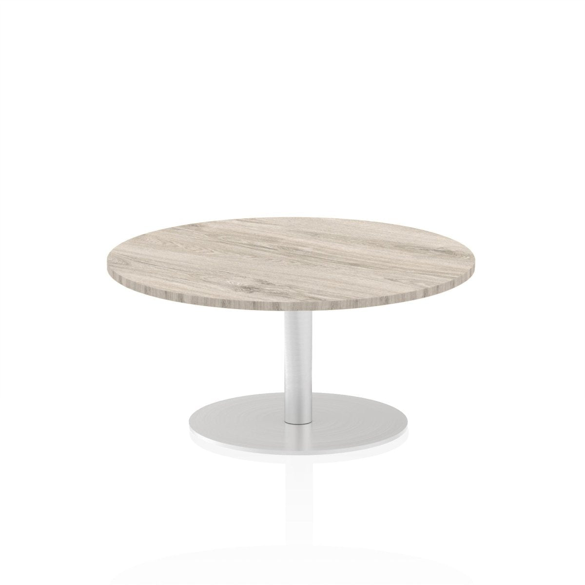 Office furniture italia-round-poseur-table Dynamic  Beech 80 Wide 725mm High