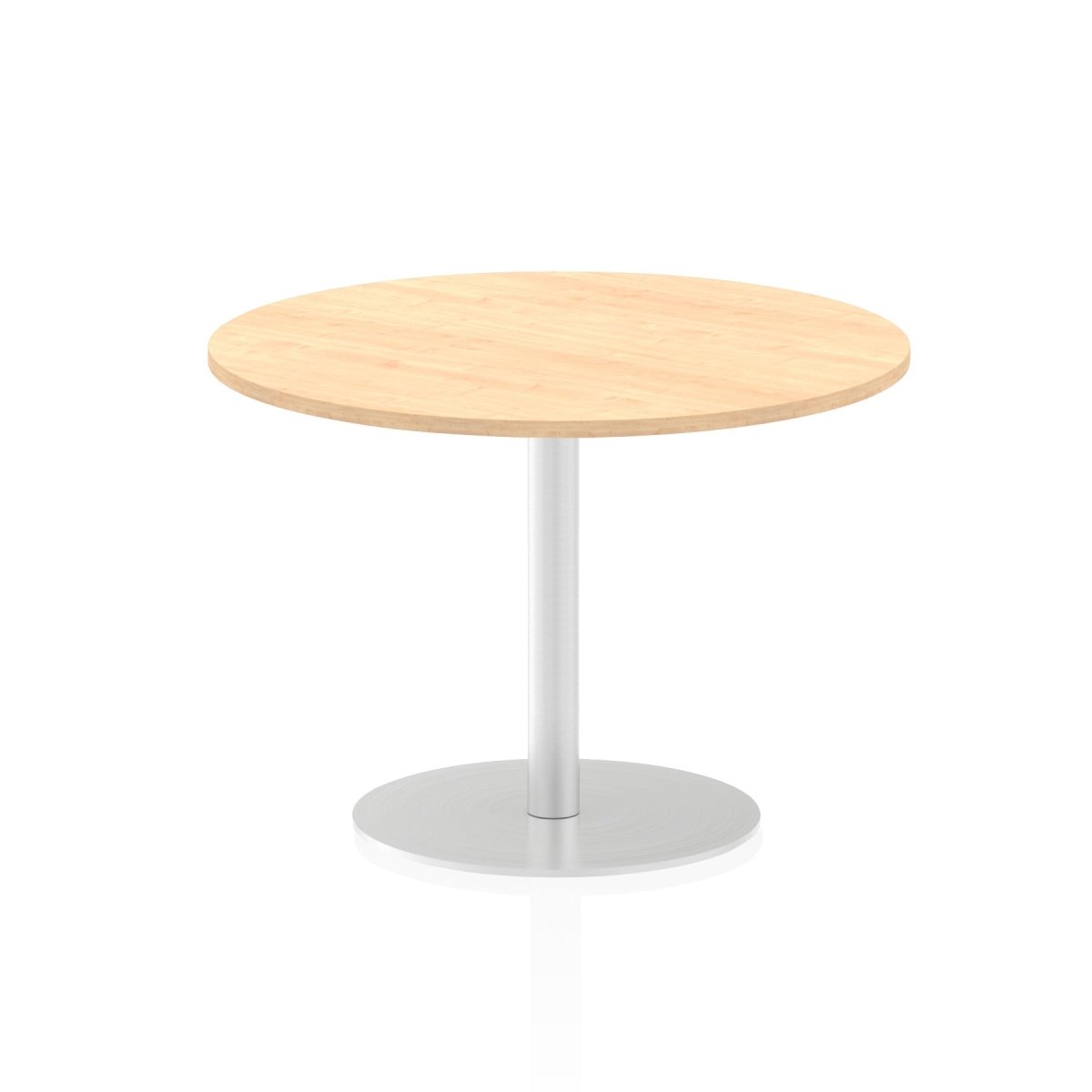 Office furniture italia-round-poseur-table Dynamic  Beech 100 Wide 1145mm High
