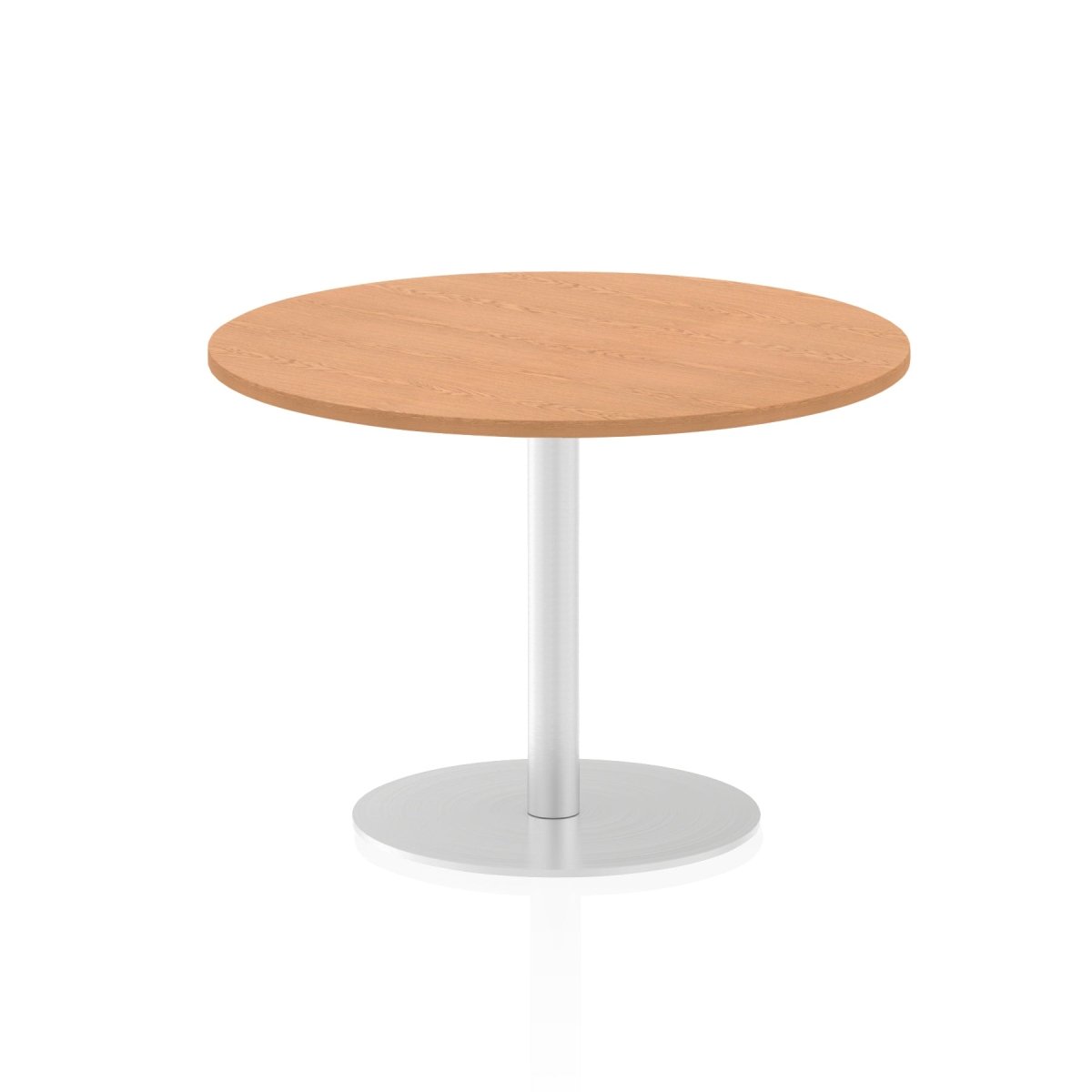 Office furniture italia-round-poseur-table Dynamic  Beech 120 Wide 1145mm High