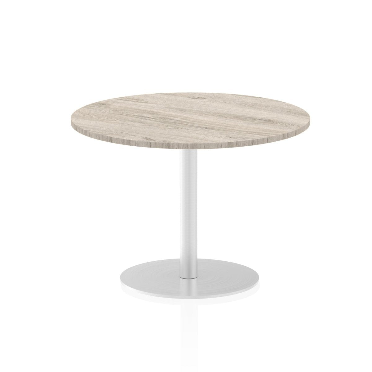 Office furniture italia-round-poseur-table Dynamic  Beech 80 Wide 1145mm High