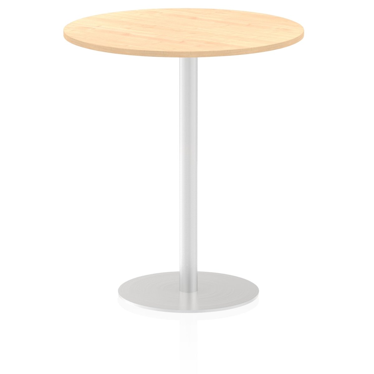 Office furniture italia-round-poseur-table Dynamic  Beech 100 Wide 475mm High