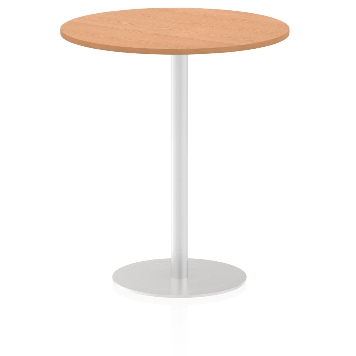 Office furniture italia-round-poseur-table Dynamic  Beech 120 Wide 475mm High