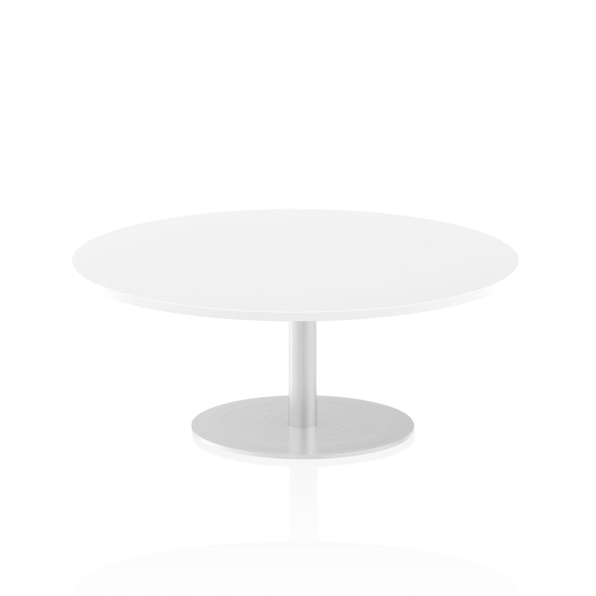 Office furniture italia-round-poseur-table Dynamic  Maple 120 Wide 725mm High