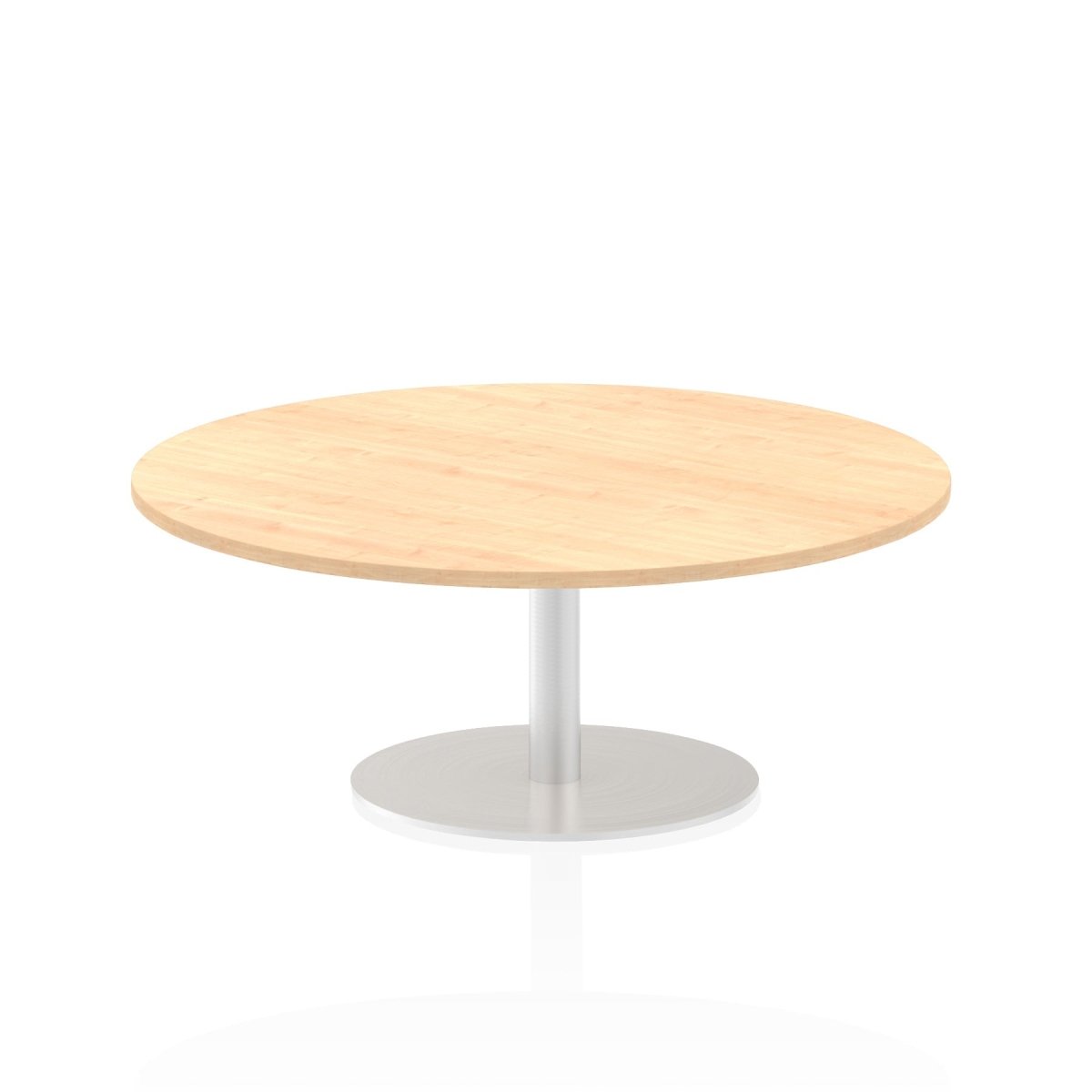 Office furniture italia-round-poseur-table Dynamic  Maple 60 Wide 725mm High