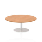 Office furniture italia-round-poseur-table Dynamic  Maple 80 Wide 725mm High