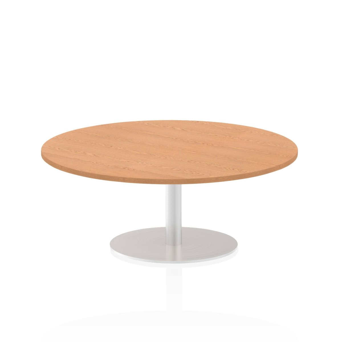 Office furniture italia-round-poseur-table Dynamic  Maple 80 Wide 725mm High