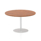 Office furniture italia-round-poseur-table Dynamic  Maple 100 Wide 1145mm High