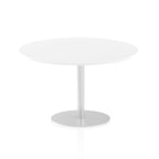 Office furniture italia-round-poseur-table Dynamic  Maple 120 Wide 1145mm High
