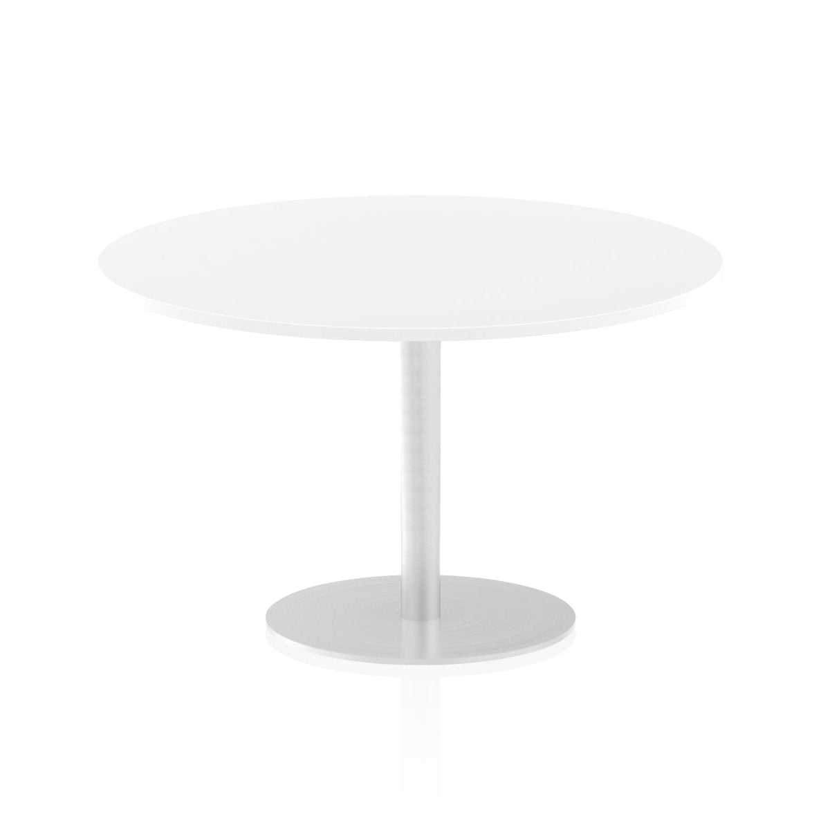 Office furniture italia-round-poseur-table Dynamic  Maple 120 Wide 1145mm High