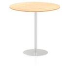 Office furniture italia-round-poseur-table Dynamic  Maple 60 Wide 475mm High