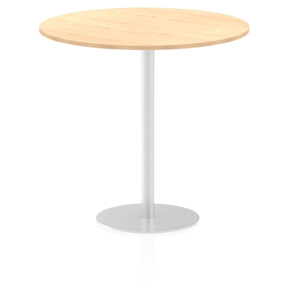 Office furniture italia-round-poseur-table Dynamic  Maple 60 Wide 475mm High