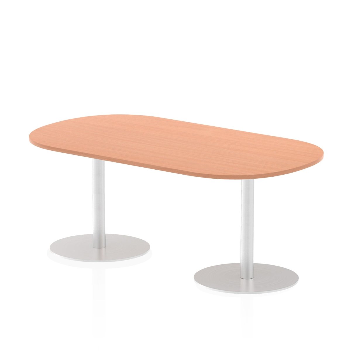Office furniture italia-boardroom-table Dynamic  Grey Oak 180 Wide 725mm High