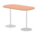 Office Italia Boardroom Table Meeting Room by Dynamic Beech 180 Wide 475mm High