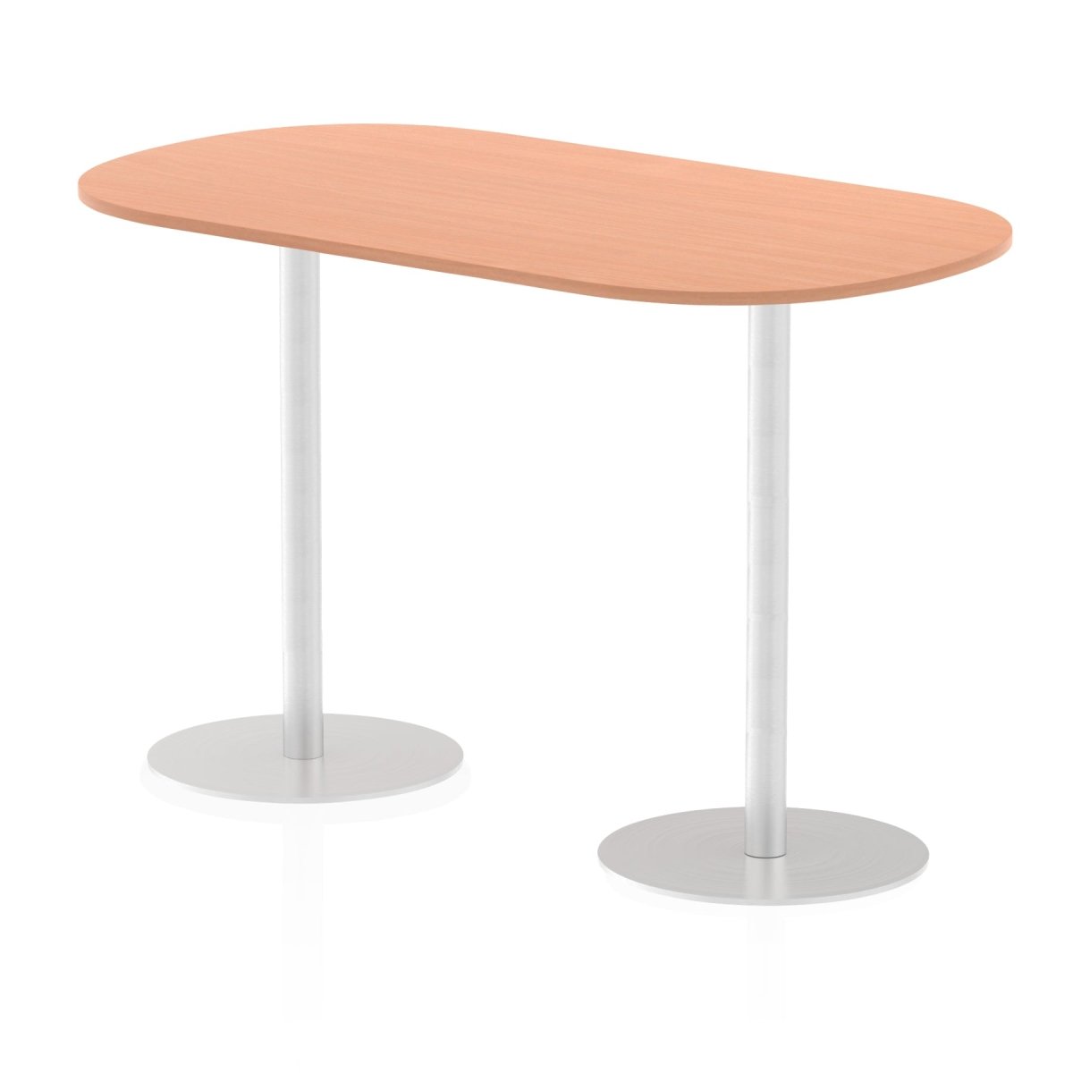 Office Italia Boardroom Table Meeting Room by Dynamic Beech 180 Wide 475mm High
