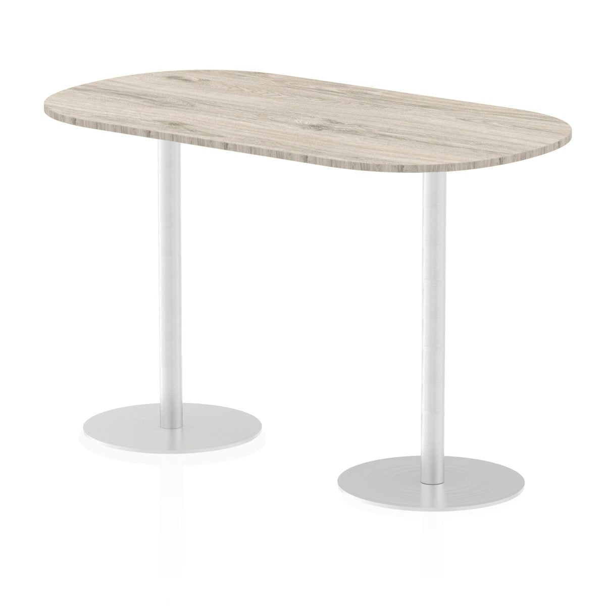 Office furniture italia-boardroom-table Dynamic  Grey Oak 180 Wide 1145mm High