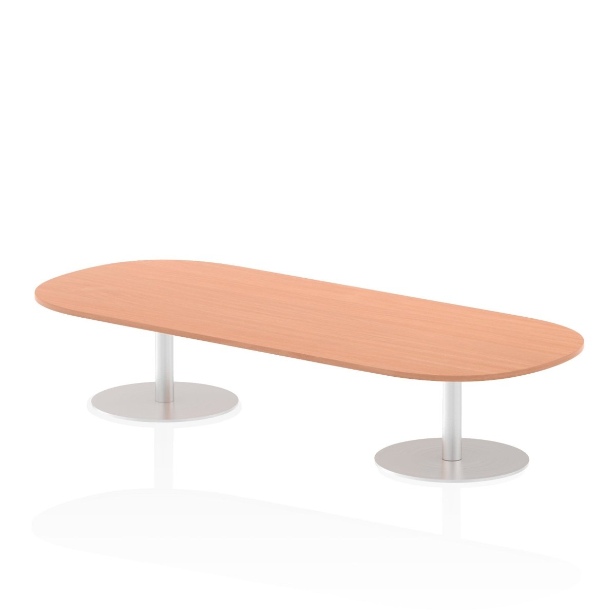 Office furniture italia-boardroom-table Dynamic  Walnut 180 Wide 475mm High