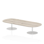 Office furniture italia-boardroom-table Dynamic  Walnut 240 Wide 475mm High