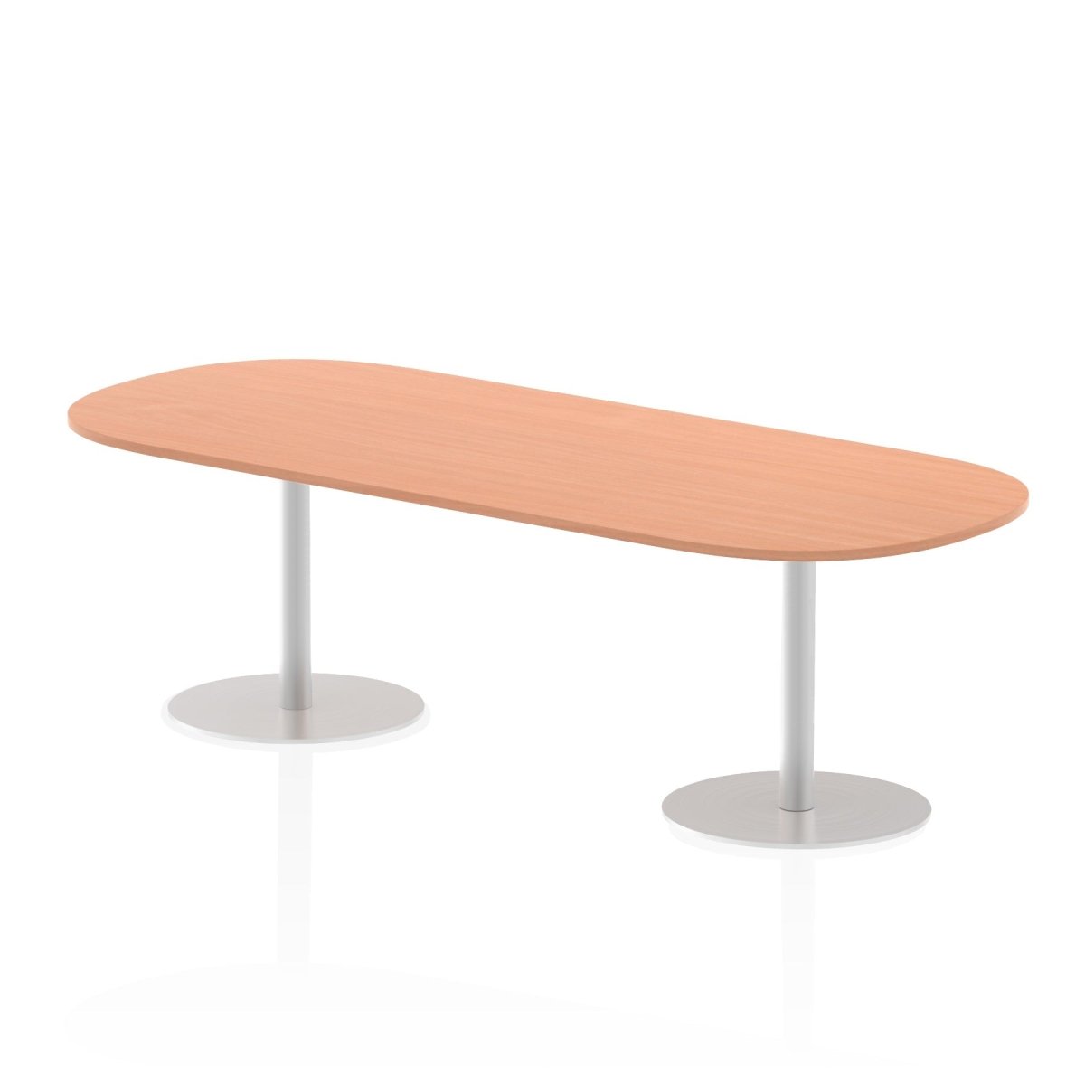 Office furniture italia-boardroom-table Dynamic  Walnut 180 Wide 725mm High