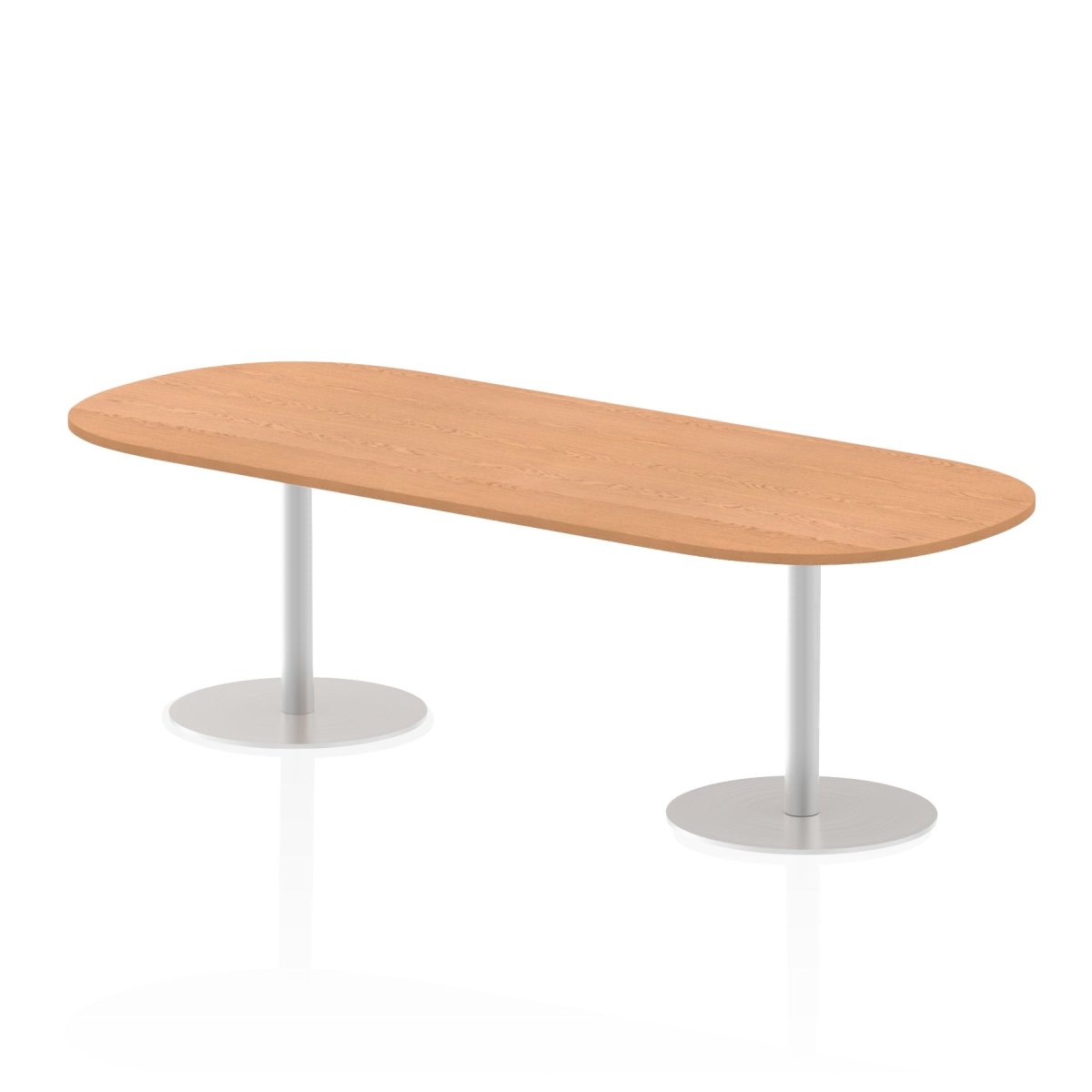Office furniture italia-boardroom-table Dynamic  White 240 Wide 725mm High