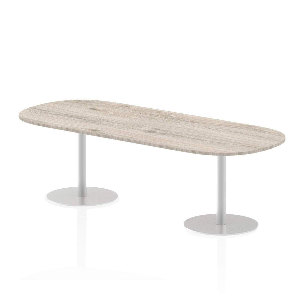 Office furniture italia-boardroom-table Dynamic  Walnut 240 Wide 725mm High