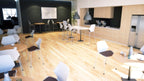 Office furniture italia-boardroom-table Dynamic  Beech 240 Wide 1145mm High