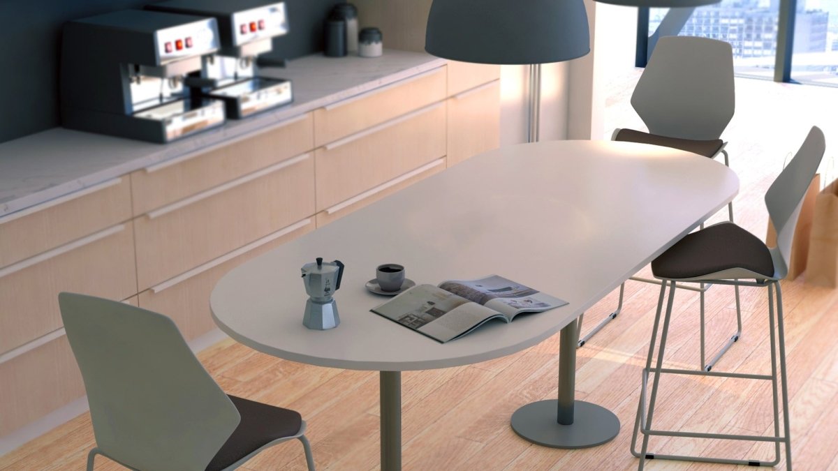 Office furniture italia-boardroom-table Dynamic  Beech 180 Wide 725mm High